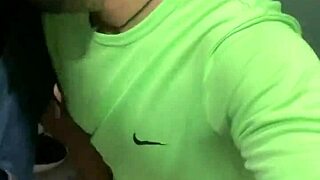 dotado safado giving mamar in banheiro almost got caught full sheer with big cock