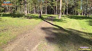 Strange Girl Begged for Sex in Woods, Craving My Big Cock Deep Inside