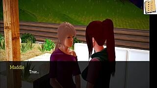 My new family with big ass and tits rides monster cock