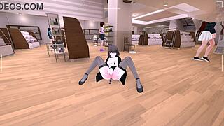 I'm sneaking around with Serika-san exposing in a naked coat outdoors.