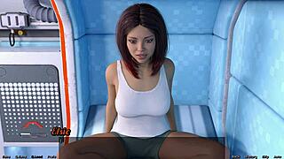 Stranded Girl Plans Threesome