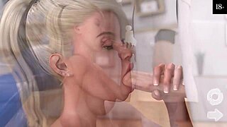 Girl House gameplay part 13 with milf bent over by monster cock