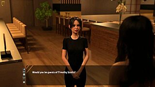 stunning brunette in hentai game talks about old taboo days