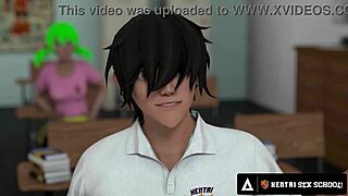 Milf Principal Fucked Doggy In Class!