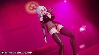 Do It with Yowane Haku in Sexy MMD R-18 Dance