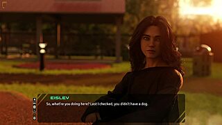 stunning brunette in hentai game talks about old taboo days