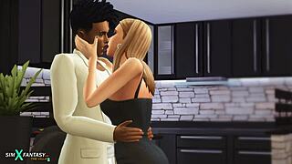 Rich and black polliana demure enjoys a fun cartoon adventure with big surprises 😊