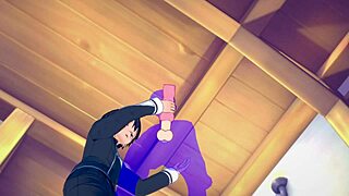 Kirito gives a handjob in Sword Art Online?