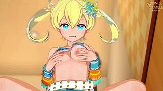 in the changing room, i sense the emo vibe with moegi from kiratto pri chan