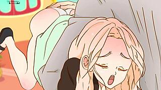 So, this guy slaps his sister's ass, accidentally fingers her pussy in hentai parody. Wild revenge plot unfolds!