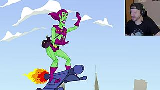 Spider-verse cosplay leads to uncensored creampie in hentai