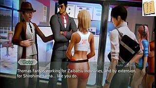 Exciting academy game in anime style