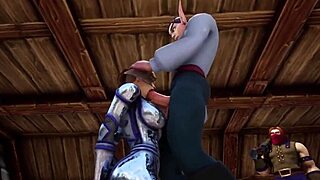 Wild sex unfolds in throne room for Warcraft parody