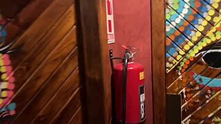 blowjob in restaurant