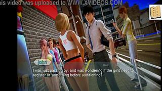 Exciting academy game in anime style