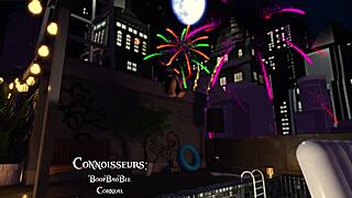 Catgirl Craves Hard Cock and Gets Creampied Before Fireworks Show