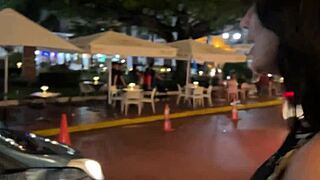 blowjob in restaurant