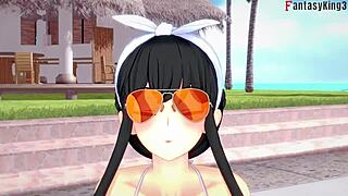 yo, Yor Forger bikini pool sex in pov is hot af 🔥