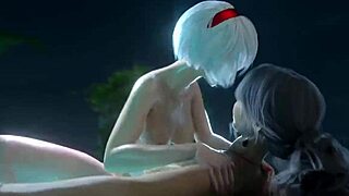 Wet Futa Bitches Fucking Near Pool And Sauna In 3D