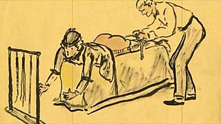 vintage retro hentai drawings from antique comics and cartoons