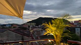 blowjob in restaurant