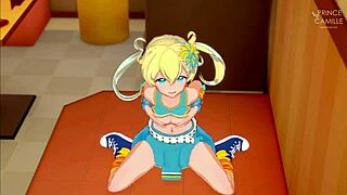 in the changing room, i sense the emo vibe with moegi from kiratto pri chan