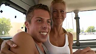 Gay men having sex in a porn video