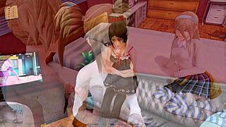 harem hotel 315 game scene