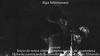 casada se exibe na rua com corno voyeur filma