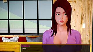 Exploring secrets in My New Family 469 game adventure.