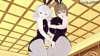 Kusuha Mizuha And Cagalli Yula Athha Chitose And Kisaragi And Nine Intense Lesbian Play - Super Robot Wars Alpha & V & Mobile Suit Gundam Seed Hentai