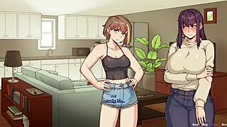 Big Boobs Futa Benefits Her Sexy Bestie With Toys In Hentai Gameplay