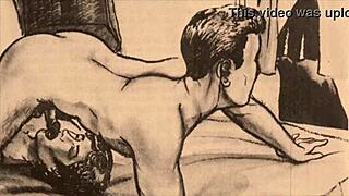 Ever seen such stunning vintage erotic drawings like these?