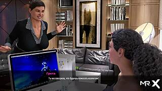 Boss Lifts Secretary's Dress In Fashion Business Game Episode 2 52