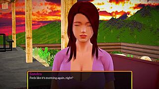 Exploring secrets in My New Family 469 game adventure.