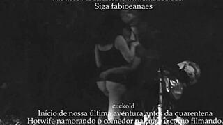 casada se exibe na rua com corno voyeur filma