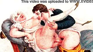 Bold vintage erotic drawings with striking sensual details