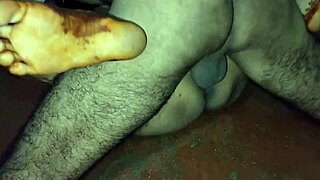 Desi couple engages in fucking in sitting position, husband and wife with beautiful tits