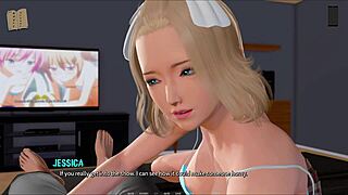 Ripples 48 Hentai Game Features Curvy 3D Cartoon with Ripped Clothes