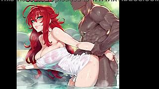 rias gremory from highschool dxd in this sexy hentai slideshow