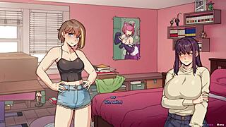 Big Boobs Futa Benefits Her Sexy Bestie With Toys In Hentai Gameplay