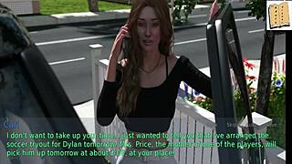 Hey, check out this wife and stepmother in an erotic game with big tits