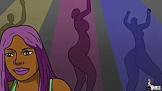 pawg stripper gets into some trouble with clothes ripped