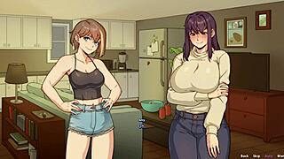 Big Boobs Futa Benefits Her Sexy Bestie With Toys In Hentai Gameplay