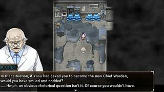 Man, I’m so into Karryns Prison hentai game ep 12, rough threesome with slime monster n thug