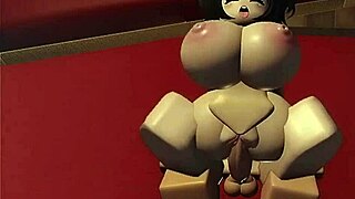 Just saw this big-titty Roblox girl take multiple creampies!