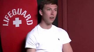 gay newbie teen receives first facial cumshot