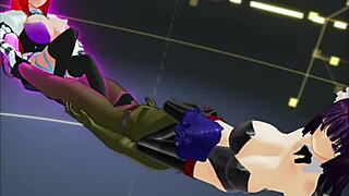 Girl B hero scenes part 39 monster lord 5