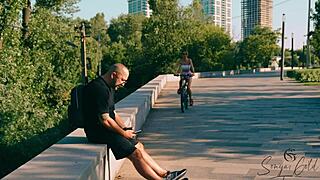 My Bike Ride Turned Into a Hot Quickie Fuck, OMG!