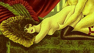 Vintage Erotic Drawings with Sultry Retro Vibes